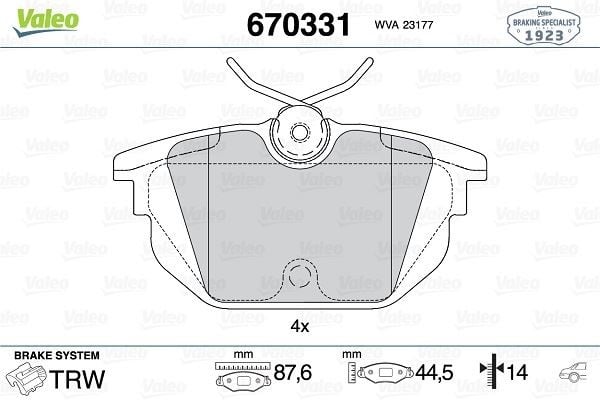 ARKA BALATA BRAVO-BRAVA-MAREA 2.0 96-01 -ALFA 145-146-GTV-SPIDER