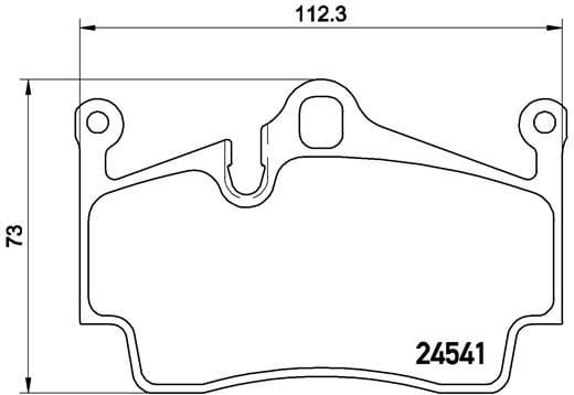 ARKA BALATA CAYMAN 2.7 06 > CAYMAN S 3.4 05 > BOXSTER 2.7 24V-S 3.2 99 > 9113.6 GT3 99 >
