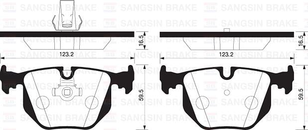 ARKA BALATA E83 X5 3.0i-4.4i 00 > X5 5.30d 01-08 E46 00-05 M3 CLS 03 > GDB1527-GDB1119-GDB1304