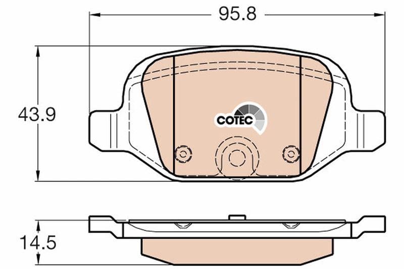 ARKA BALATA FIAT 500-500 C 1.4 08 > 95.8x43.9x14.5
