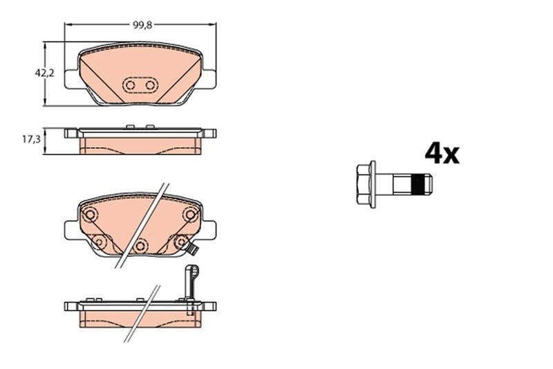 ARKA BALATA FIAT EGEA 16> 1.3D MTJ 1.4 1.6E-TORQ 1.6D MTJ