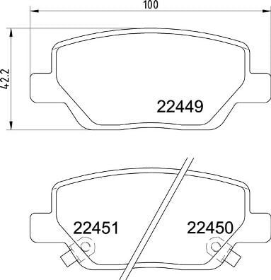 ARKA BALATA FIAT EGEA 16> 1.3D MTJ 1.4 1.6E-TORQ 1.6D MTJ