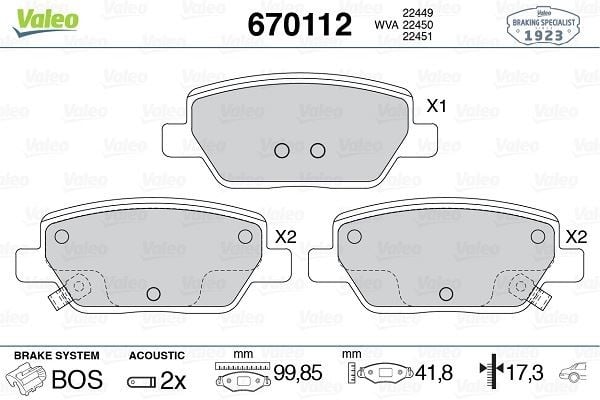 ARKA BALATA FIAT EGEA 16> 1.3D MTJ 1.4 1.6E-TORQ 1.6D MTJ