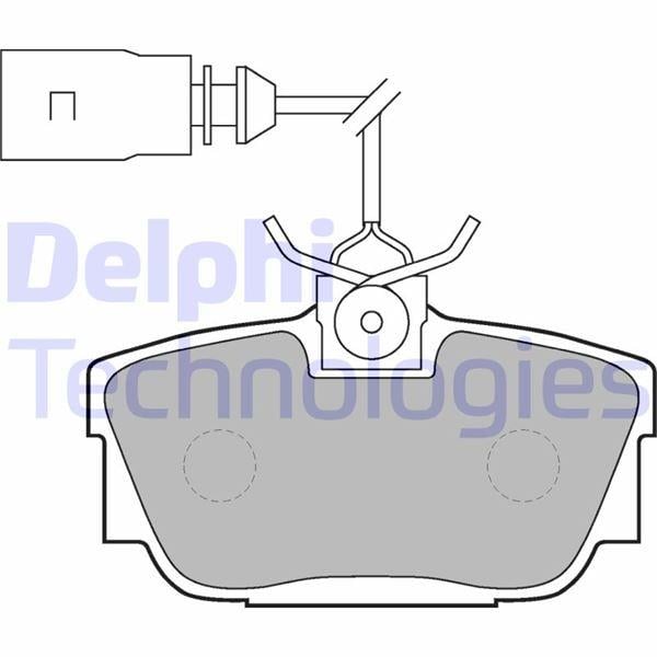 ARKA BALATA FİŞLİ TRANSPORTER T4-CARAVELLE 2.4 2.5 TDI 90-03 GDB1369
