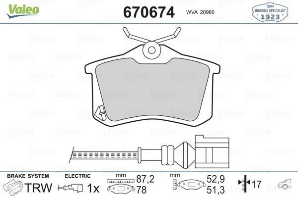 ARKA BALATA FLUENCE-MEGANE II-III-P207-P308-P307-PARTNER-BERLINGO-C2-C3-C4-CROSSLAND- BORA-PASSAT 97>GOLF IV-V-POLO 87x52.9x17