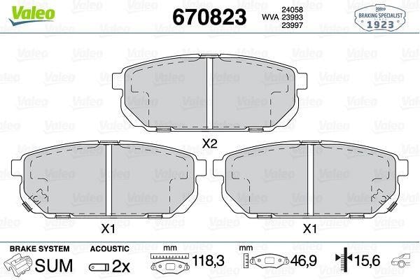 ARKA BALATA KIA SORENTO 2.4 02 > 2.5 CRDI 02 >06 > 3.3 06 > 3.5 V6 02 >