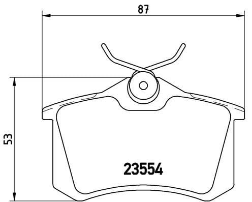 ARKA BALATA P207 1.6 16V VTI-1.6 16V T 06> P208 1.2-1.4-1.6 12> C3 II 1.1-1.2 VTI 09> C4 CACTUS 19> DS3 13>15