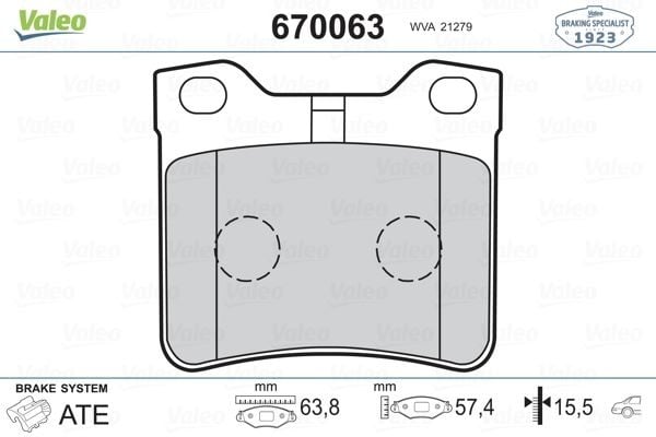 ARKA BALATA P406 1.6-1.8-2.0-2.1 TDİ 95-04 607 00 >