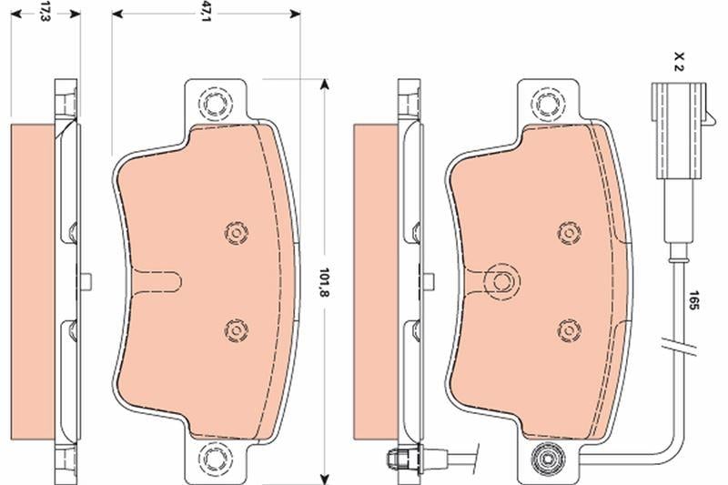 ARKA BALATA PUNTO EVO 1.4 16V-1.4 ABARTH-1.3DMTJ 09 >12 > 1.6DMTJ 09 >12 > 0.9 12 > 1.2 12 >