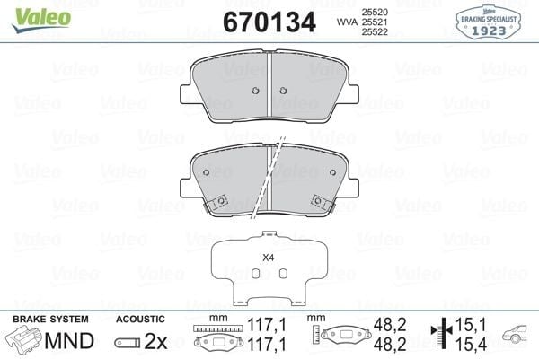 ARKA BALATA SANTAFE 2.0CRDİ 4X4-2.2CRDİ-2.2CRDİ 4X4-2.4-2.4 4X4 09 > SORENTO 09 >