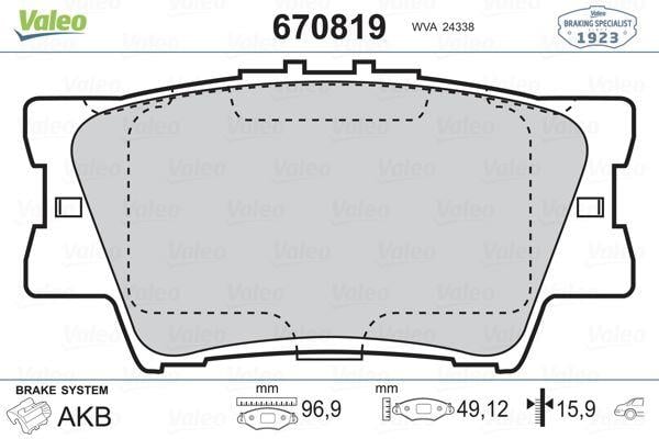 ARKA BALATA TOYOTA RAV 4 2.0 2.0VVTİ 2.0D-4D 2.2D-4D 06 >12 > CAMRY 06-11