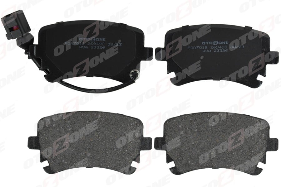 ARKA BALATA VW TRANSPORTER T5 03 >09 > A4 04-09 A6 04-11 A8 03-10 FİŞLİ