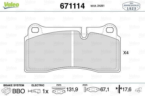 ARKA DİSK FREN BALATASI AUDI R8 QUATTRO 4.2/5.2 04/09> AUDI R8 SPYDER QUATTRO 4.2/5.2 02/10>