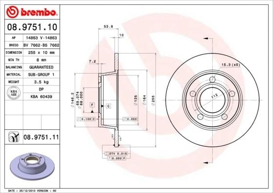 ARKA FREN AYNASI A6 1.8T-2.4-2.8-2.5TDI QUATTRO 97-05 986478704-DF4126