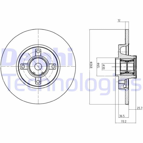 ARKA FREN AYNASI ADET PORYALI SENSOR ILE PARTNER-BERLINGO-P308-P5008-P3008 08>C4 PICASSO 1.4-1.6