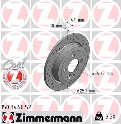 ARKA FREN AYNASI MİNİ COOPER- ONE- COOPER S- ONE D- WORKS- CABRIOLET COOPER- DELİKLİ 986478601-DF4198