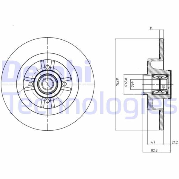 ARKA FREN AYNASI TEK ABS SENSOR HALKASI ILE GRAND SCENIC 1.5DCI/1.6/1.9 DCI/2.0 04-