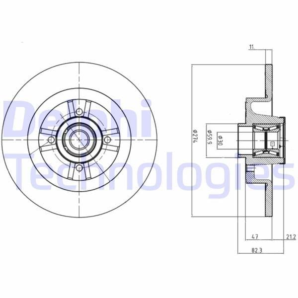ARKA FREN AYNASI TEK ABS SENSOR HALKASI ILE GRAND SCENIC 1.5DCI/1.6/1.9 DCI/2.0 04-