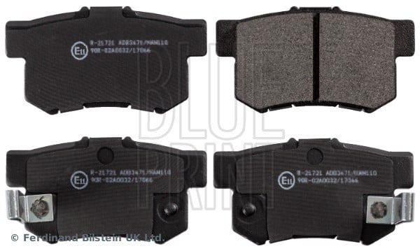 ARKA FREN BALATA HONDA CIVIC 1.6L D16 VTEC VTI 01-05 / 1.4L 1.6L 96-01 / 1.6L R16A2 VTEC SEDAN 06-> / ACCORD 2.0L F20 90-98 / LEGEND 3.2L 91-96 / SUZUKI SX4 1.6L M16A RW416 05->
