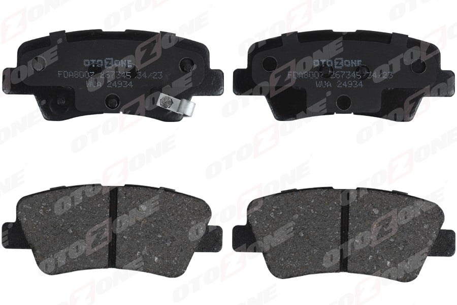 ARKA FREN BALATA HYUNDAI i20 1.2L G4LA 15-20 1.4L G4LC 15-18 1.4L D4FC CRDi 15-18 / ELANTRA 1.6L D4FB G4FG 16-> / KIA SOUL 1.6L D4FB 14-> / SPORTAGE 1.6L G4FD G4FJ T-GDI 15-> 1.6L D4FE 18-> delikli