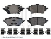 ARKA FREN BALATA TOYOTA COROLLA 1.2L 8NRFTS NRE210 19-> / 1.6L 1ZR-FAE ZRE210 19-> / 1.8L 2ZR-FXE Hybrid ZWE211 19-> / 1.5L M15A-FKS MZEA11 21-> - Kıskaçlı montaj parçaları ile birlikte