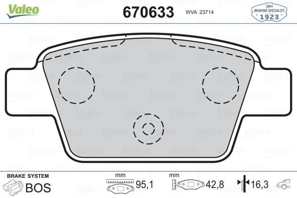 ARKA FREN BALATASI FIAT STILO 02> LINEA 07> BRAVO II 07>14 ALFA ROMEO MİTO 08> MULTIPLA 99>