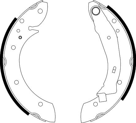 ARKA FREN BALATASI PABUÇ PEUGEOT PARTNER 96>15 P405 87>97 CITROEN BERLINGO 96>15 XSARA 99>11 228x 42