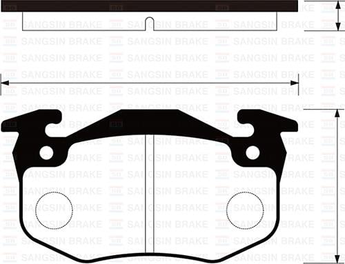 ARKA FREN BALATASI PEUGEOT P106 96>04 P205 87>98 P206 00>09 P306 97>01 P309 89>93 CITROEN SAXO 96>04 XSARA 97>05 ZX 92>97 RENAULT R9-R19- MGN I-CLIO I-II İNCE TİP