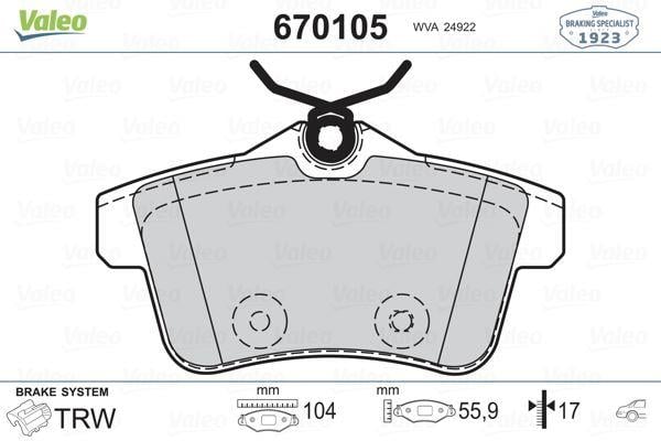 ARKA FREN BALATASI PEUGEOT P3008 09>16 P5008 09>17 P508 10>18 P308 GTI-RZC 10>14 CITROEN C4 09>16 DS4-DS5 11>15