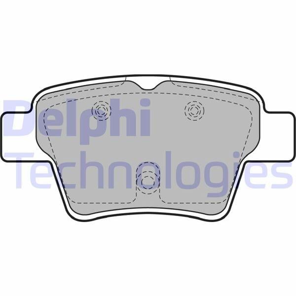 ARKA FREN BALATASI PEUGEOT P307 00> P307 SW 02> P307 CC 03> P207 06> CITROEN C4 04>08> KÜÇÜK TİP