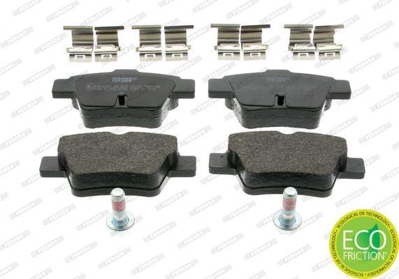 ARKA FREN BALATASI PEUGEOT P307 00> P307 SW 02> P307 CC 03> P207 06> CITROEN C4 04>08> KÜÇÜK TİP