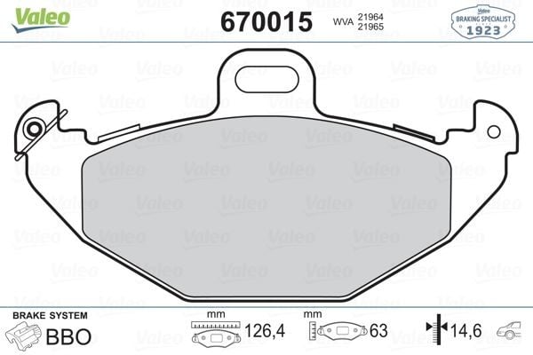 ARKA FREN BALATASI RENAULT LAGUNA 93>01 ESPACE III 96>00 1.6 1.8 1.9dCi 2.0 16V 2.2 3.0