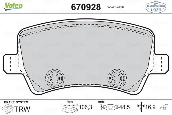 ARKA FREN BALATASI S-MAX 09> 06> GALAXY III 06> VOLVO S60 10> S80 06> V60 -V70 06> XC60 08>XC70 06> RANGE ROVER EVOQUE 11>