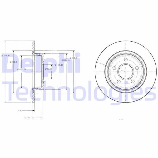 ARKA FREN DISK AYNASI CONNECT 1.8TDCI 02>13 ABS LI