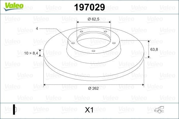 ARKA FREN DİSKİ DOLU TİP HYUNDAI ACCENT ERA 1.6L 06-10 / İ20 1.2L 1.4L 1.6L 06-10 / GETZ 1.5L D3EA CRDİ 02-05 / KIA RIO 1.4L 1.5L 1.6L 05-> - 262 ÇAP X 4 BİJON Takım disk fiyatıdır