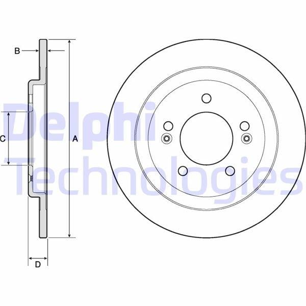 ARKA FREN DİSKİ DOLU TİP HYUNDAI i30 1.6L G4FD D4FB otomatik vites 12-16 / KIA CEED 1.6L G4FJ D4FB 12-18 284 çap x 5 bijon - Takım disk fiyatıdır