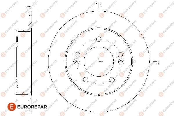 ARKA FREN DİSKİ DOLU TİP HYUNDAI İX20 1.4L 1.6L 11-> / KIA VENGA 1.4L 1.6L 10-19 258 çap x 5 bijo n - Adet disk fiyatıdır