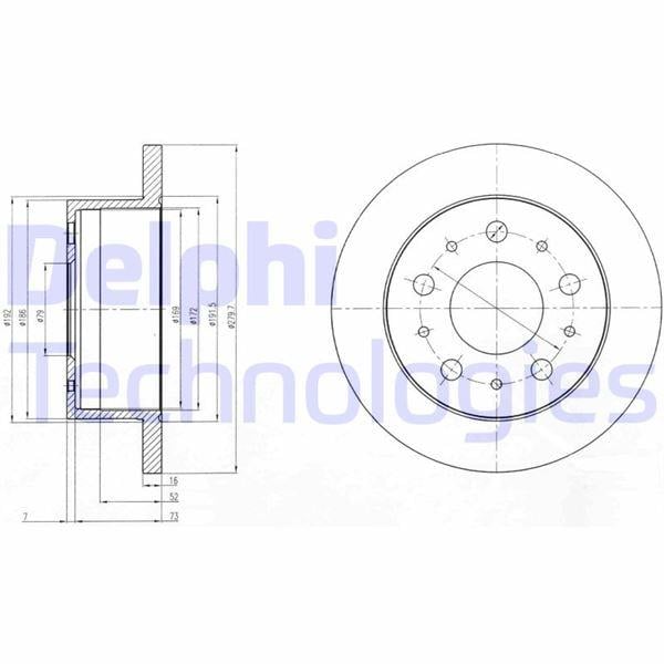 ARKA FREN DISKI FIAT DUCATO 06>BOXER 06>JUMPER 06> 2.0 HDI 2.2HDI-3.0HDI 280x16x5DL