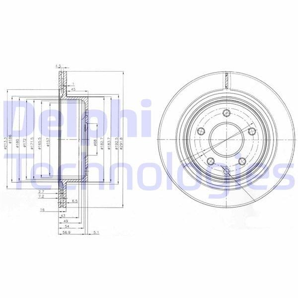 ARKA FREN DİSKİ HAVA KANALLI NISSAN QASHQAI 1.5L Dci K9K dizel J10DE 06-13 / X-TRAIL 2.0L QR20 M9R T30 T31 01-13 / RENAULT KOLEOS 08> KOLEOS II 16> 292 çap x 5 bijon - Takım disk fiyatıdır