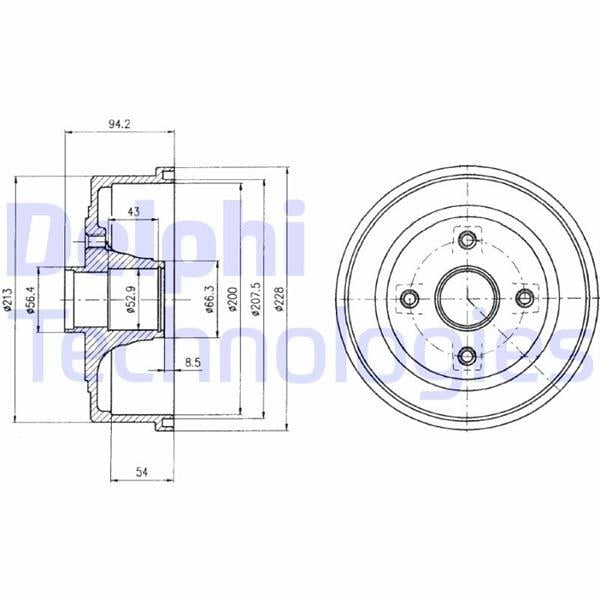 ARKA FREN KAMPANA CORSA C 01>11 ABS Lİ