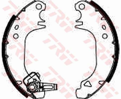 ARKA FREN PABUÇ BALATA PEUGEOT P106 91>04 P205 83>98 P309 86>93 CITROEN SAXO 96>04 AX 86>98 180x30m m