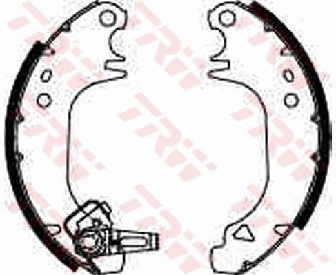 ARKA FREN PABUÇ BALATA PEUGEOT P106 91>04 P205 83>98 P309 86>93 CITROEN SAXO 96>04 AX 86>98 180x30m m