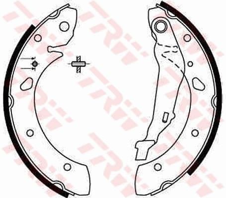 ARKA PABUÇ BALATA AVENSIS 1.6 1.8 2.0 1.6VVT-I/1.8VVT-I 2.0 VVTİ 2.0TD 2.0D-4D 98 >03 228x36