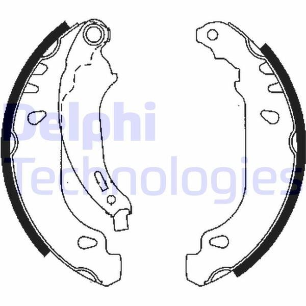 ARKA PABUÇ BALATA CLIO II 98 >05 > SYMBOL II 08 > LOGAN 04 >11 > SANDERO 08 >11 > 180x40