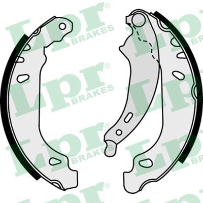 ARKA PABUÇ BALATA CLIO II 98 >05 > SYMBOL II 08 > LOGAN 04 >11 > SANDERO 08 >11 > 180x40