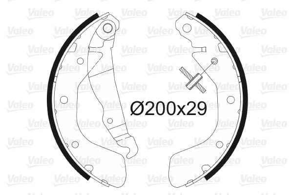 ARKA PABUÇ BALATA CORSA B 3.93-9.00 CORSA C 00-12.09 TIGRA 1.4 1.6 94-00 ASTRA F 92-9.98