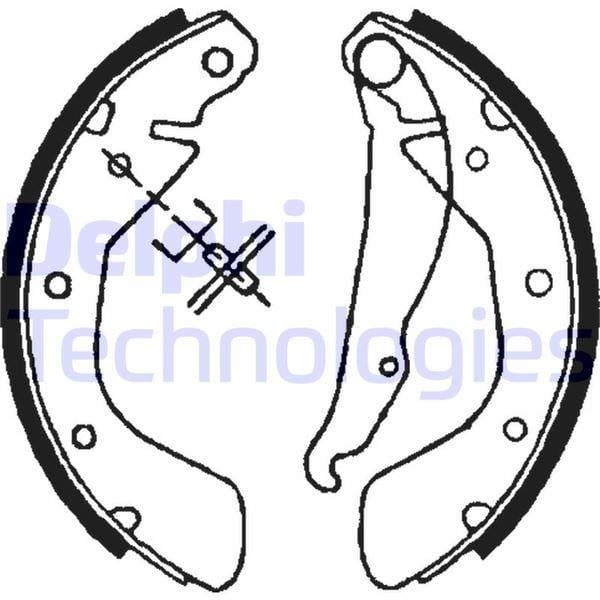 ARKA PABUÇ BALATA CORSA B 3.93-9.00 CORSA C 00-12.09 TIGRA 1.4 1.6 94-00 ASTRA F 92-9.98