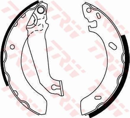 ARKA PABUÇ BALATA ESCORT 5-6 1.3-1.4-1.6 90-95 GS6254 7138050