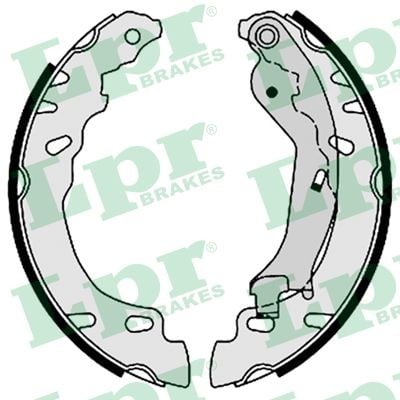 ARKA PABUÇ BALATA FIAT 500 1.2-1.3D 07 >09 > PANDA 169 1.1-1.2 03 >09 >1.3D 03 >06 > 180x32 -