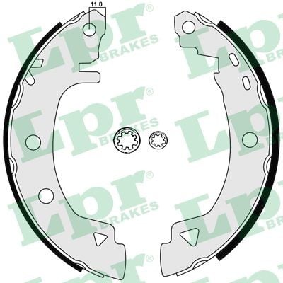 ARKA PABUÇ BALATA MAREA 96-02 BRAVO 96-10.01 BRAVA 96-01 ALFA 145 96-01 146 96-01 203x38